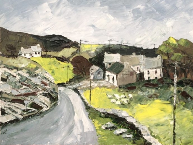 Road to Causeway - Oil on Canvas