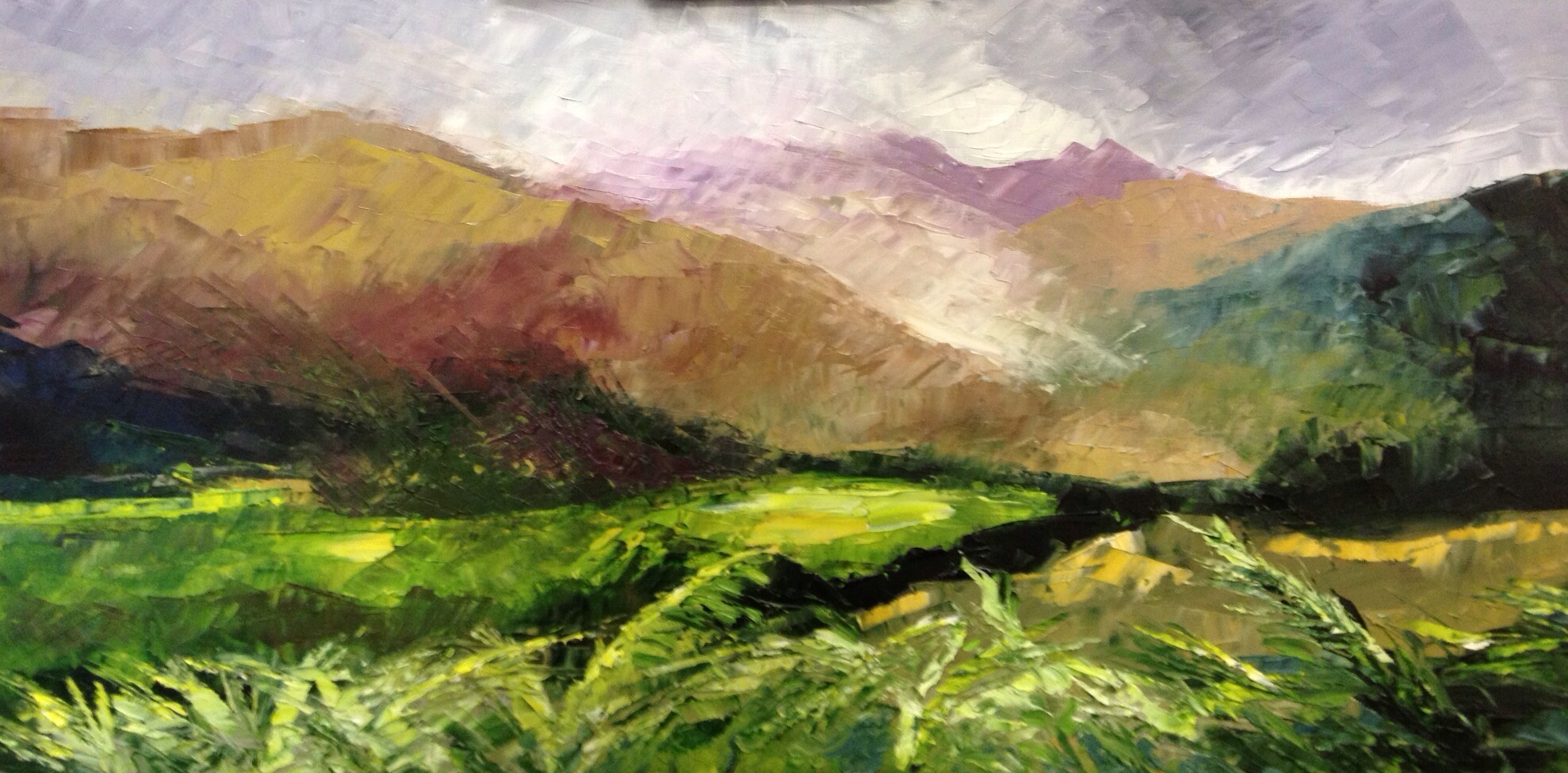 Scottish Landscape - Oil on canvas