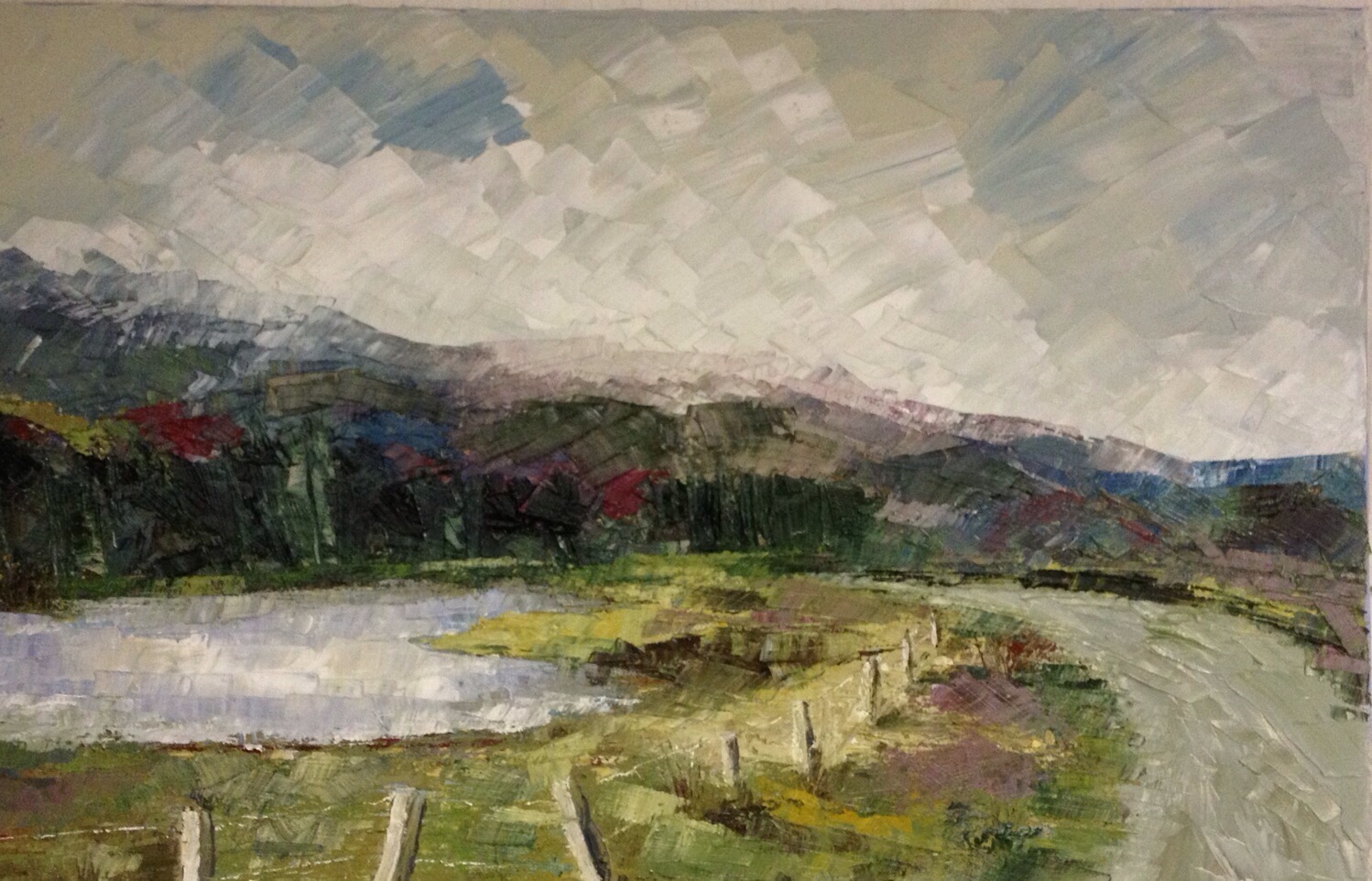 Road to Glen Lyon - oil on canvas - £250